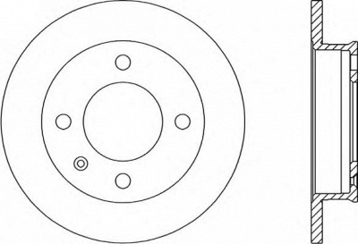 OPEN PARTS bda115710 -  Тормозной диск